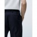 Костюмные брюки из 100% шерсти с узором «гусиная лапка»