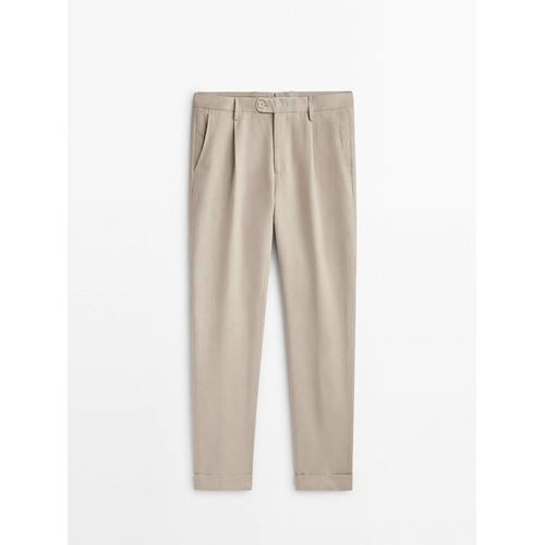 Костюмные брюки изо льна — Limited Edition