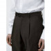 Костюмные брюки из шерсти Super 120 с узором «гусиная лапка»
