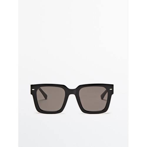 Черные квадратные солнцезащитные очки